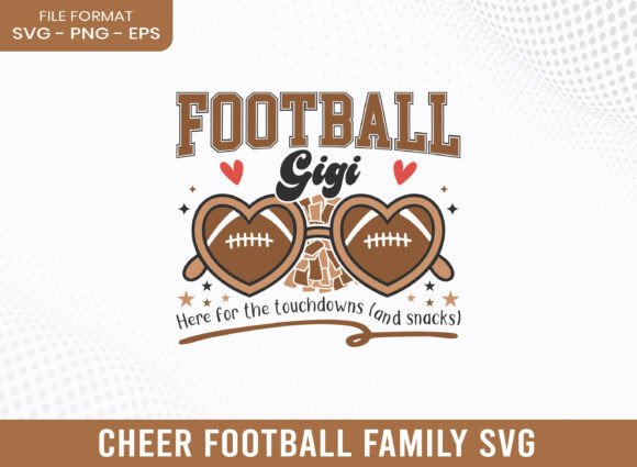 Cheerful Football Family SVG for Crafts & Content Graphics