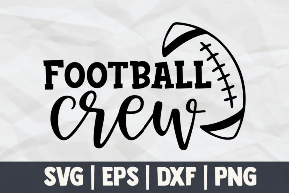 Football Crew Graphics for Editorial Crafts Content