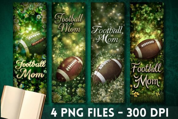 Football Mom Green Glitter Bookmark PNG: A Crafts & Graphics Designer’s Real-World Review
