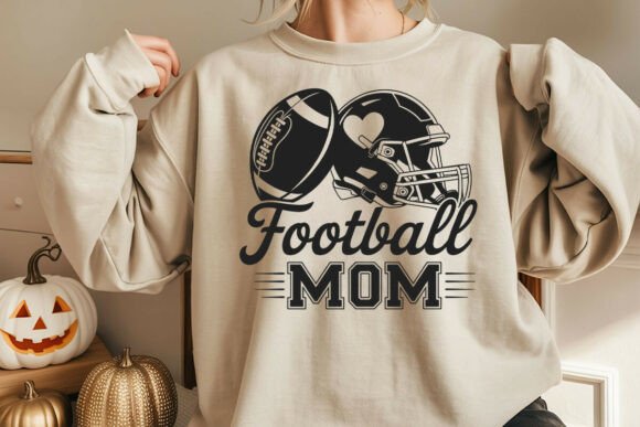 Football Mom SVG & PNG Graphics for Crafts & Handmade Business