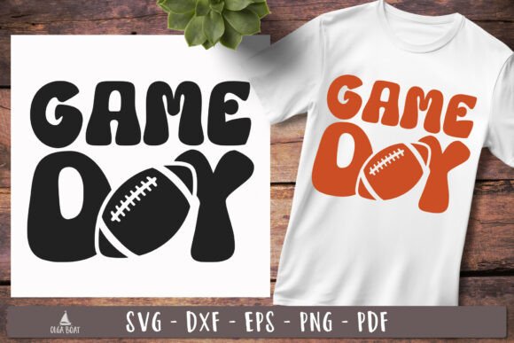 Game Day Football SVG Design for Crafts & Graphics