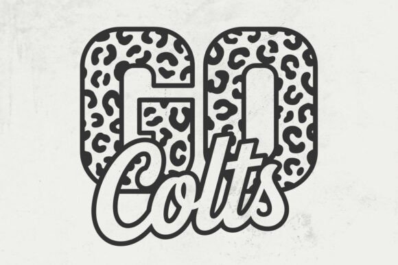 Go Colts Leopard SVG: A Bold Graphic for Crafts & Marketing