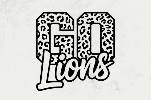 Go Lions Leopard Svg: Dynamic Graphics for Crafts & Marketing