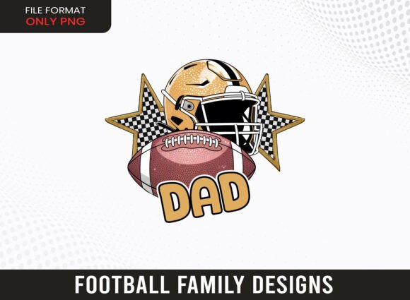 h1Football Dad Cheer Football Family Graphics for Crafts and Digital Selling/h1