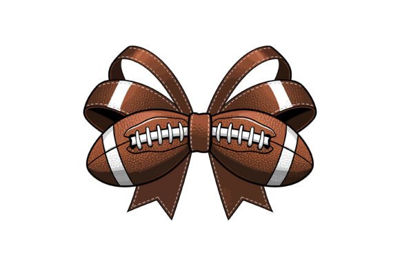 h1Football Ribbon Bow Sports Mom – A Versatile Graphic Design Asset for Crafts and Marketing Visuals/h1