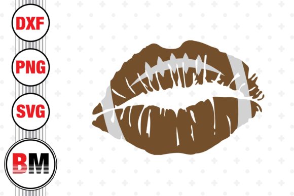 Lip Football Graphics for Crafts and Game Day